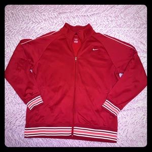 Nike Men’s Red Zip Up Jacket